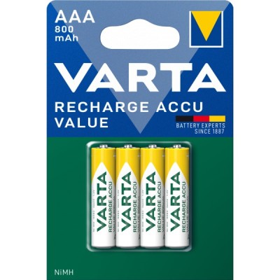 Baterie Reincarcabila Varta Professional, AAA / LR3, 800mAh, Set 4 bucati foto