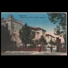 Carte poștală veche Oradea &ndash; Cazarma de pe str. Armatei &ndash; 1919
