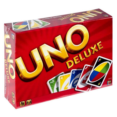 Joc de carti Uno Deluxe, 2-10 jucatori foto