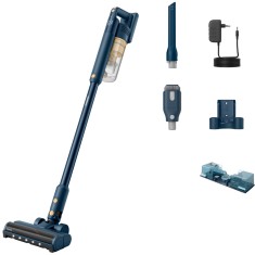 Aspirator vertical fara fir Philips Seria 5000 XC5043/01, Modul Aqua, 25.2 V, Autonomie 60 min, Motor digital, Filtrare in 3 etape