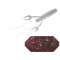 VIBER CRAW COLMIC 3.5&quot; 8.9cm PLUM GREEN FLK