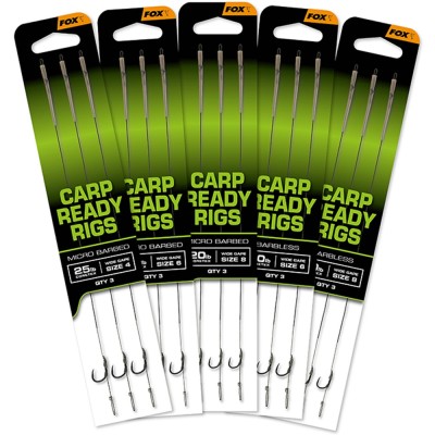 Carlige Legate Fox EOS Ready Rigs X3 Wide Gapes Size 4, 25lb foto