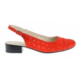 Pantofi dama casual din piele naturala din piele intoarsa NA252CORAIS