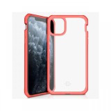 Husa iPhone 11 Pro IT Skins Hybrid Solid Plain Coral &amp; Transparent (antishock)