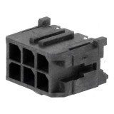 Soclu cablu-placă Micro-Fit 3.0 6 pini 3mm drept 5A