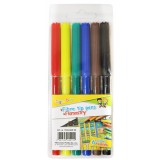 Carioca Varf Subtire, 6 Culori/set, Gimboo