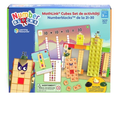 MathLink&amp;reg;Cubes Numberblocks in romana Set de activitati de la 21 - 30 PlayLearn Toys foto