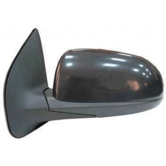 Oglinda exterioara Hyundai I20 (Pb) 2008-2014, Getz (TB) 09.2005-12.2011 , Stanga, Crom, manuala,prin cablu, Fara incalzire, carcasa neagra, Convex,