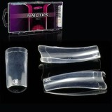 Tipsuri transparente Royal Salon Inginails, cutie cu 100 buc, mărimi de la nr.1-10