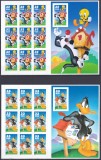 DB1 SUA Disney 1998 - 99 Duffy Duck Sylvester 2 MS Autocolante MNH val. solo NDT