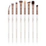 Luvia Cosmetics Prime Vegan All Eye Want set perii machiaj pentru ochi Pearl White / Metallic Coffee Brown