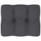 Pernă pentru canapea din paleți, antracit, 50 x 40 x 10 cm