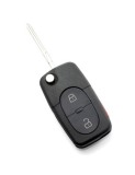 Carcasa cheie tip briceag cu 2+1 butoane pentru Audi cu buton de panica si baterie 1616