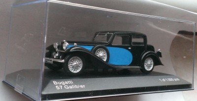 Macheta Bugatti type 57 Galibier 1939 - WhiteBOX 1/43 foto