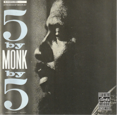 CD Thelonious Monk Quintet &amp;lrm;&amp;ndash; 5 By Monk By 5 (NM) foto