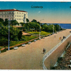 1151 - CONSTANTA, bulevardul, Faleza, Romania - old postcard - used - 1924
