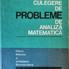 Mariana Craiu - Culegere de probleme de analiza matematica, 1976