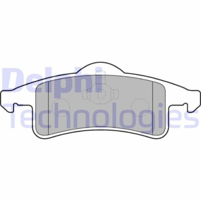 Delphi set placute frana, frana disc foto