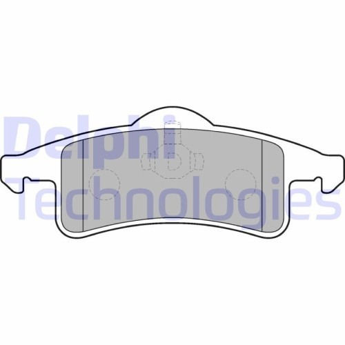 Delphi set placute frana, frana disc