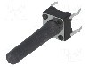 Microintrerupator 6x6mm, {{Mod comutare}}, SPST-NO, NINIGI - TACTM-619P-F