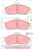 Set placute frana,frana disc FORD RANGER (ER, EQ) (1998 - 2006) TRW GDB3353