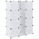 Cumpara ieftin Dulap modular cu 9 compartimente, 109x36,5x143 cm, alb