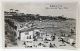 CARMEN SYLVA , VEDERE GENERALA , PLAJA SI FALEZA , FOTOGRAFIE FORMAT CARTE POSTALA , 1936