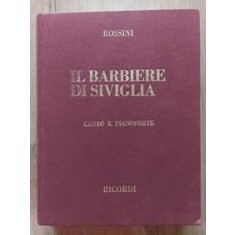 Gioacchino Rossini Il barbiere di Siviglia Canto e pianoforte