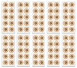 Rezerve Benzi Magnetice Rotunde Innovium&trade;, 180 Plasturi Pentru 90 de Zile, Compatibile cu Orice Tip de Aparat Antisforait, Adeziv Puternic