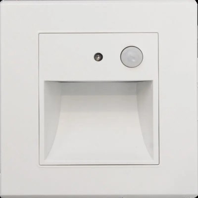 Spot led Scara cu senzor miscare si lumina, Alb, 1W, 3000K foto