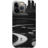 Husa compatibila cu Apple iPhone 14 model Grey Future, Silicon, TPU, Viceversa, Transparent, Carcasa