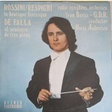 Disc vinil, LP. ROSSINI - La Boutique Fantasque. DE FALLA - El Sombrero de Tres Picos-Rossini, Respighi, DE-259764