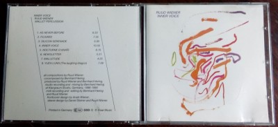 CD ORIGINAL: RUUD WIENER - INNER VOICE (MALLET PERCUSSION) [Rec. 1988-1990] foto