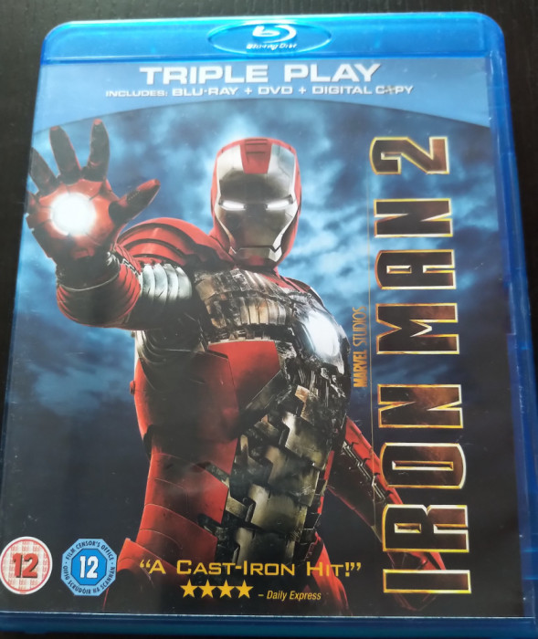 Iron Man 2 (2 x BluRay, 1 x DVD)