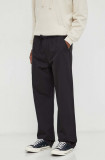 Levi&#039;s pantaloni barbati, culoarea negru, cu fason chinos