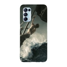 Husa compatibila cu Oppo A15s model Black flag, Silicon, TPU, Viceversa