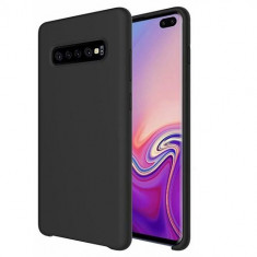 Husa Telefon Silicon Samsung Galaxy S10+ g975 Liquid Black foto