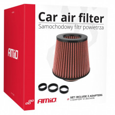 Filtru Aer Sport + 3 Adaptoare Amio Carbon 01713