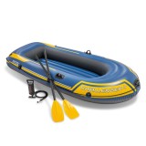 Cumpara ieftin Barca Gonflabila Pescuit Intex Challenger 2, 236cm, 2 Persoane, Vasle+Pompa, Vinil Durabil, Suport Undite