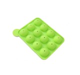 Cumpara ieftin Forma silicon pentru acadele sau bomboane, 12 cavitati, Verde, 17. 5 cm, 429COF