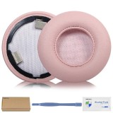 Set 2 bureti pentru casti JBL LIVE 400BT / 460NC - Roz, Spuma cu memorie, Piele ecologica