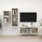 vidaXL Set dulap TV, 3 piese, stejar Sonoma, PAL
