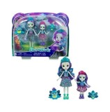 Cumpara ieftin Set Enchantimals - Papusi surori cu animalute, Patter Peacock and Flap si Piera Peacock and Feather