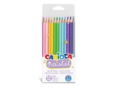 Creioane color Carioca Pastel 12 set