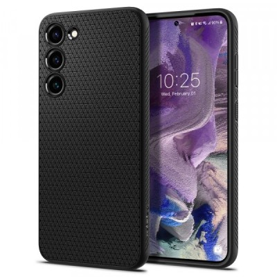 Husa pentru Samsung Galaxy S23 S911, Spigen, Liquid Air, Neagra ACS05712 foto