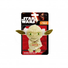 Mini mascota de plus Star Wars Yoda, 12 cm, sunete foto