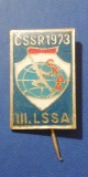 QW9 N5 69 - insigna - sport - atletism - Campionatele din Cehoslovacia 1973