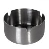 Scrumieră Metalică, Rotundă, Argintie, Diametru 8 cm, &Icirc;nălțime 4 cm, Oem
