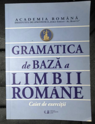 Gramatica de baza a limbii romane, caiet de exercitii foto