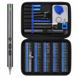 Cumpara ieftin Set Surubelnita Electrica 120 in 1, SofiaCONCEPT&reg;, 330 Mah &ndash; 100 biti, Aluminium, Magnetica, 3 Lumini Led